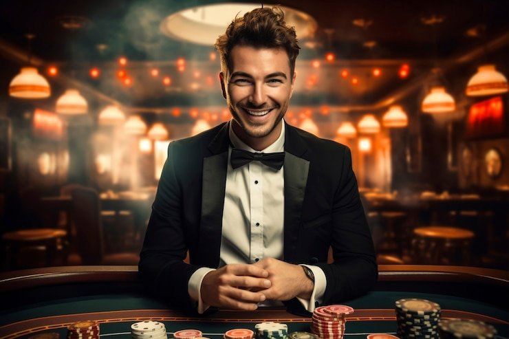 Pemain menikmati live casino dengan dealer profesional dan streaming kualitas tinggi